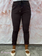 PANTALÓN ARRUGADO ELÁSTICO - Mi Marciana