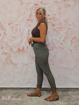 PANTALÓN ARRUGADO ELÁSTICO - Mi Marciana