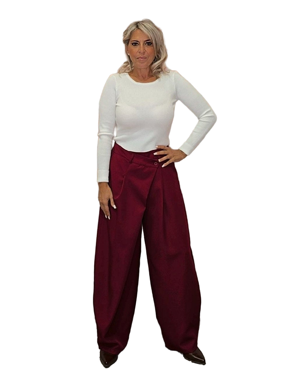 PANTALÓN BALLOON CRUZADO - Mi Marciana