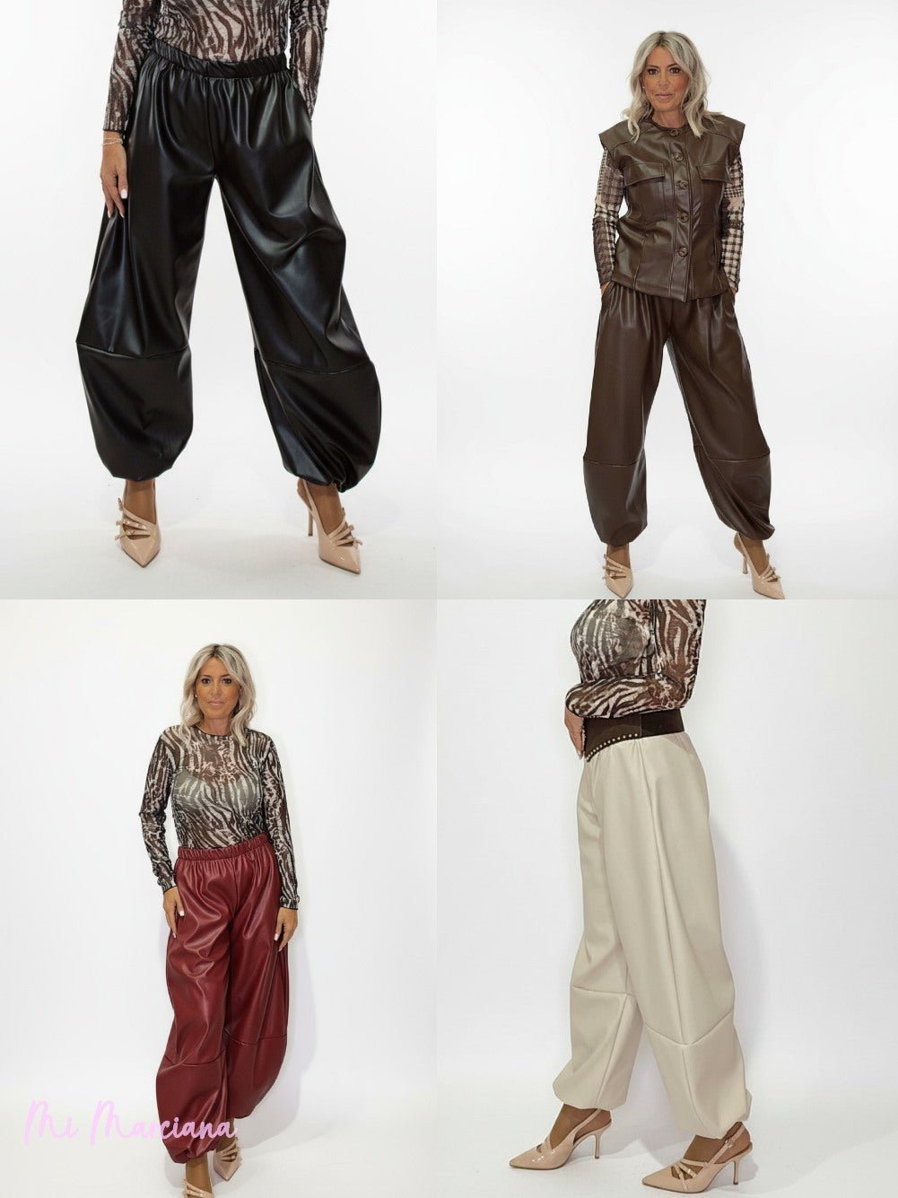 PANTALÓN BALLOON POLIPIEL - Mi Marciana