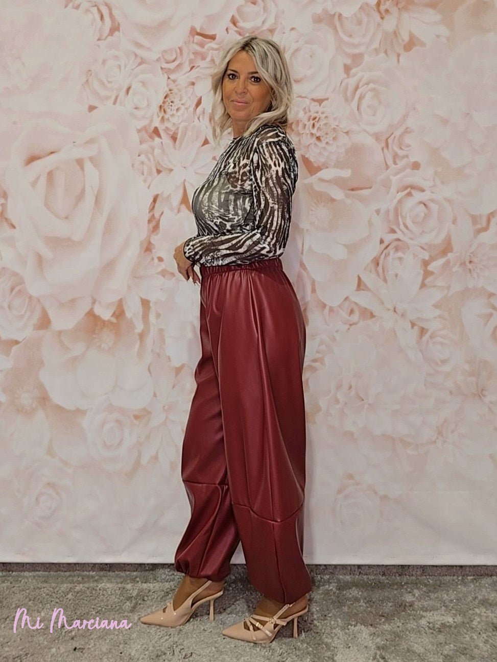 PANTALÓN BALLOON POLIPIEL - Mi Marciana