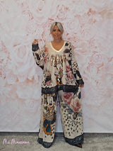 PANTALÓN ESTAMPADO LUREX - Mi Marciana