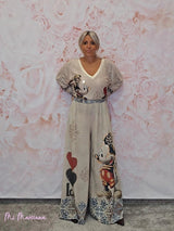 PANTALÓN ESTAMPADO LUREX - Mi Marciana