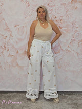 PANTALON ESTRELLAS BLONDA - Mi Marciana