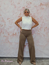 PANTALON FAJÍN PATA ANCHA - Mi Marciana