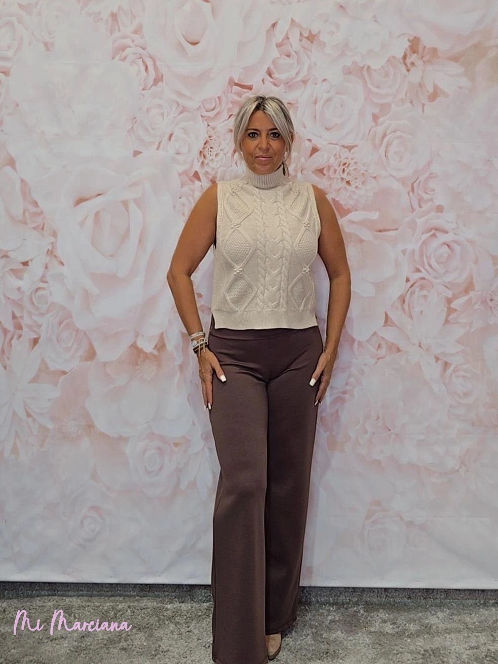 PANTALON FAJÍN PATA ANCHA - Mi Marciana
