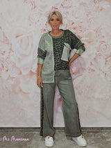 PANTALÓN LAVADO ANIMAL PRINT - Mi Marciana