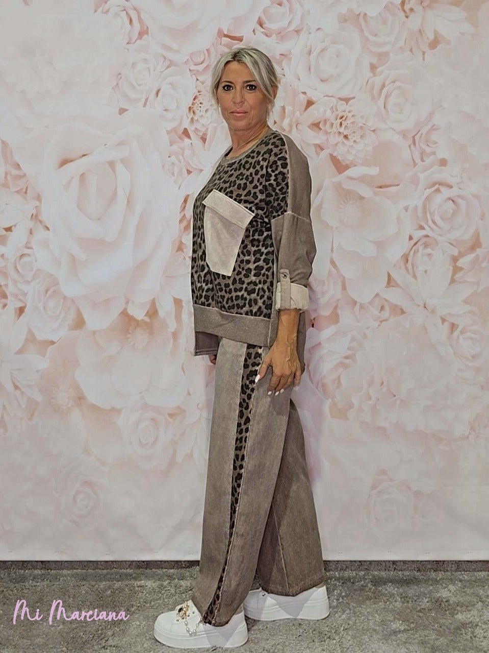 PANTALÓN LAVADO ANIMAL PRINT - Mi Marciana