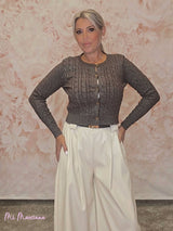 PANTALÓN POLIPIEL PALAZZO - Mi Marciana