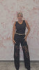 JEANS BLONDA STRASS NEGROS