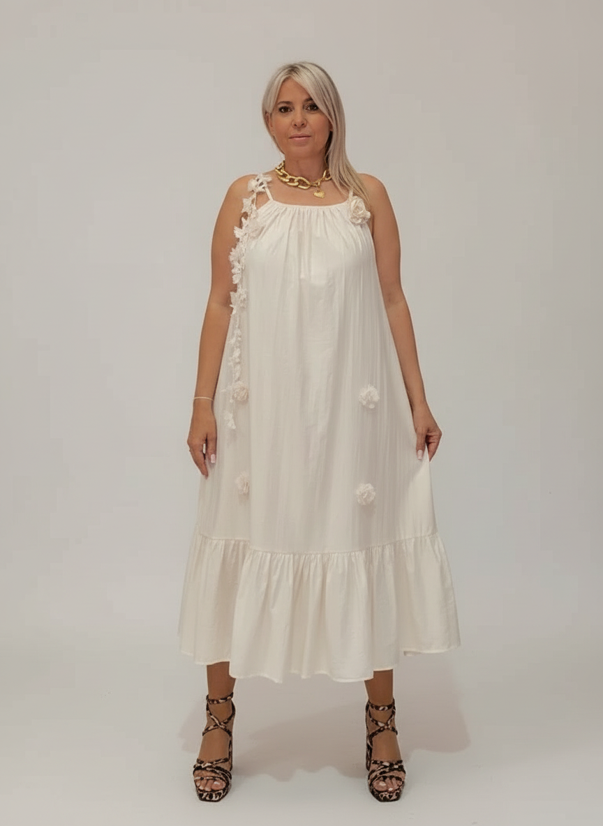 VESTIDO ALMA  CRUDO