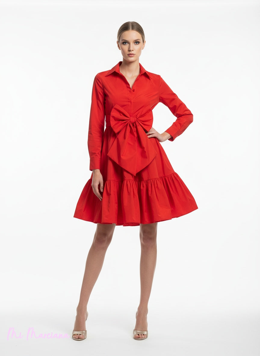 VESTIDO CAROLINA CORTO MARINO