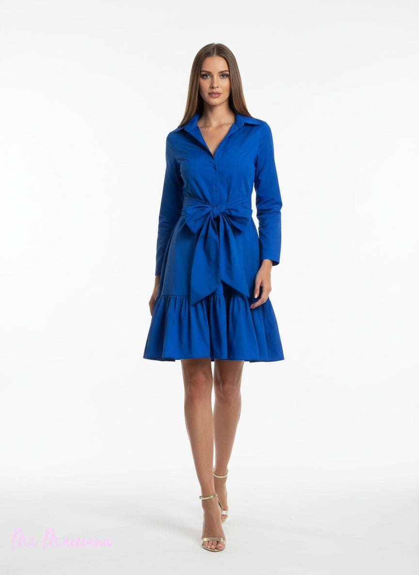 VESTIDO CAROLINA CORTO MARINO