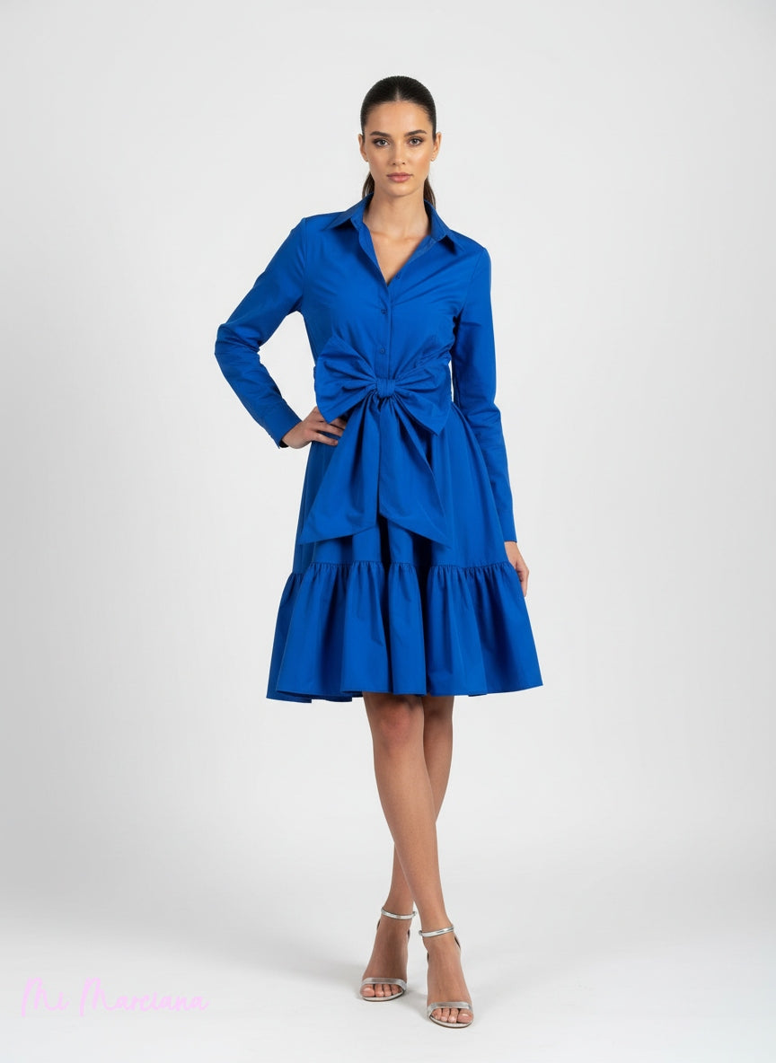 VESTIDO CAROLINA CORTO MARINO