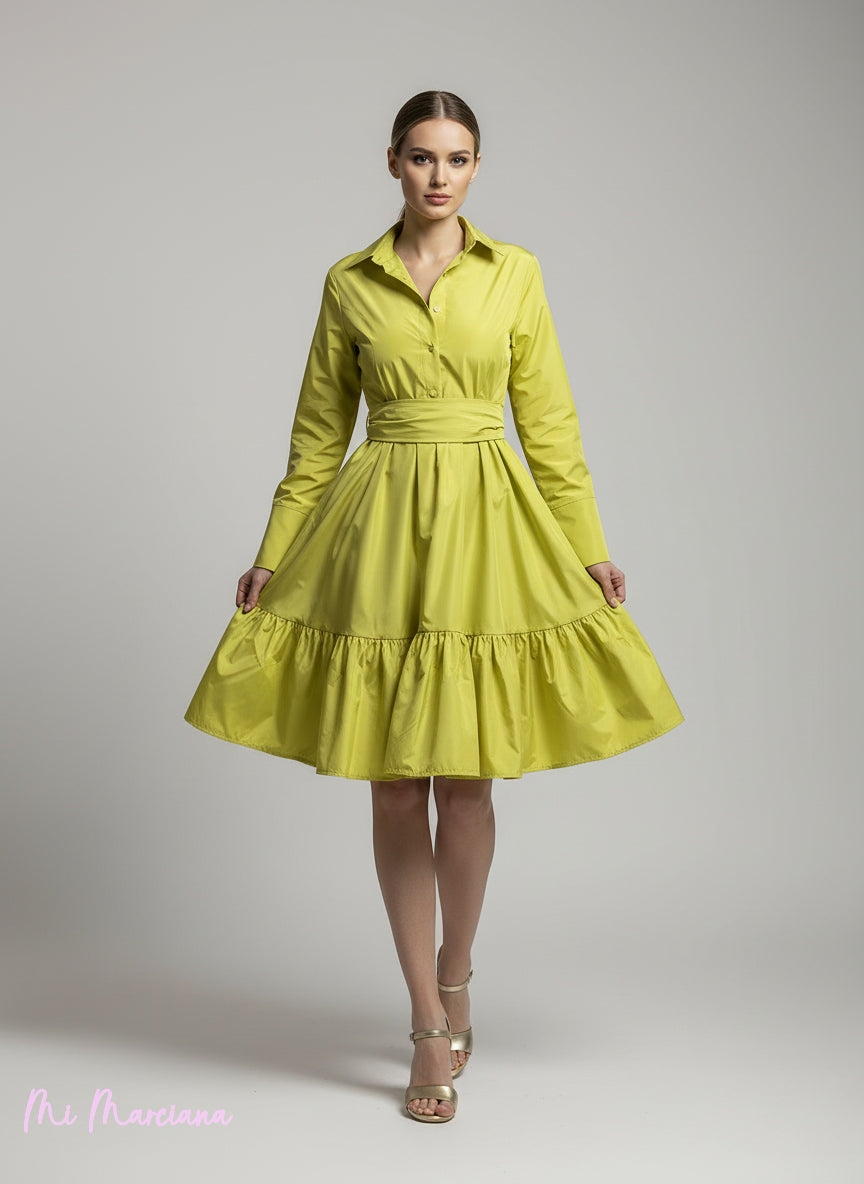 VESTIDO CAROLINA CORTO MARINO