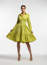 VESTIDO CAROLINA CORTO MARINO