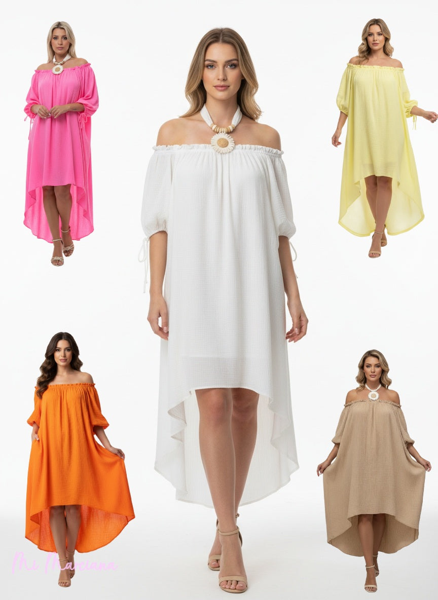 VESTIDO ASIMÉTRICO OVERSIZE BAMBULA JOT