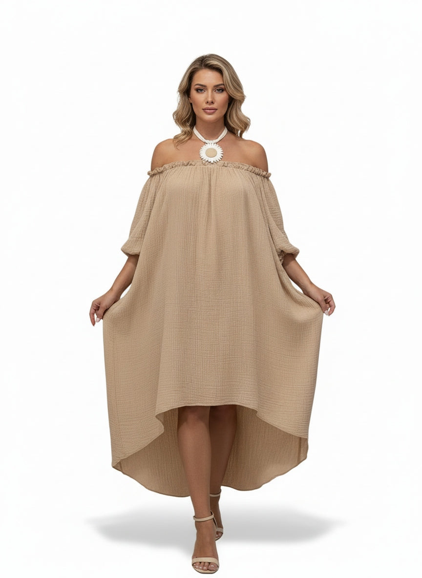 VESTIDO ASIMÉTRICO OVERSIZE BAMBULA JOT