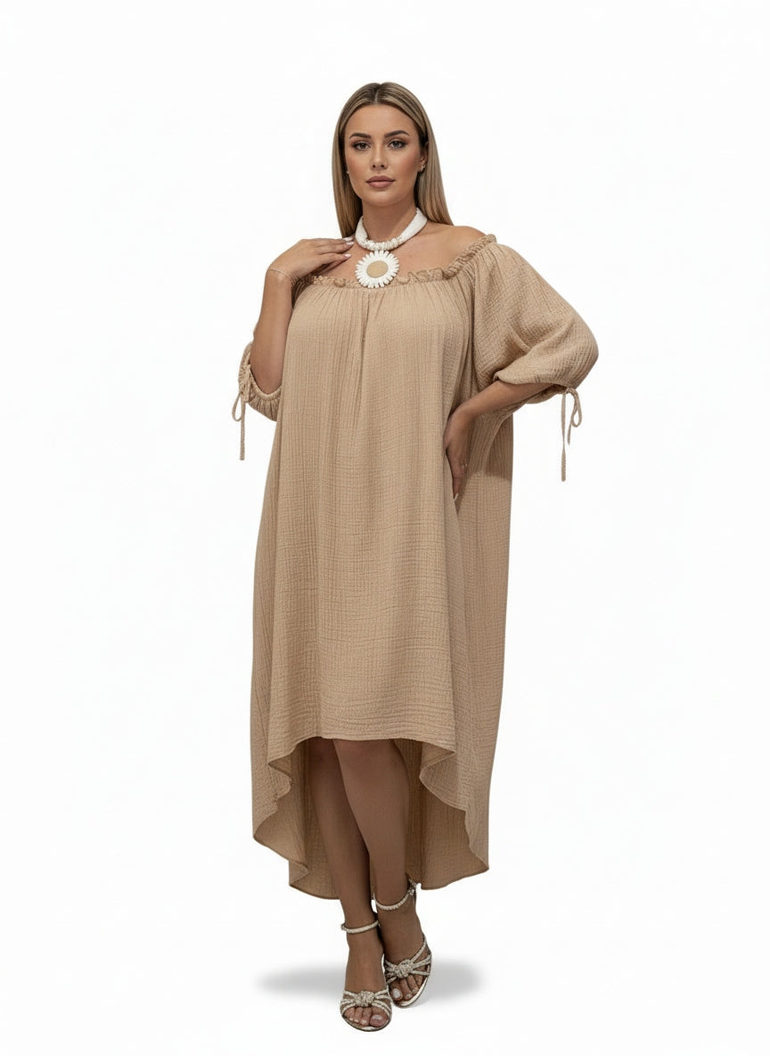 VESTIDO ASIMÉTRICO OVERSIZE BAMBULA JOT