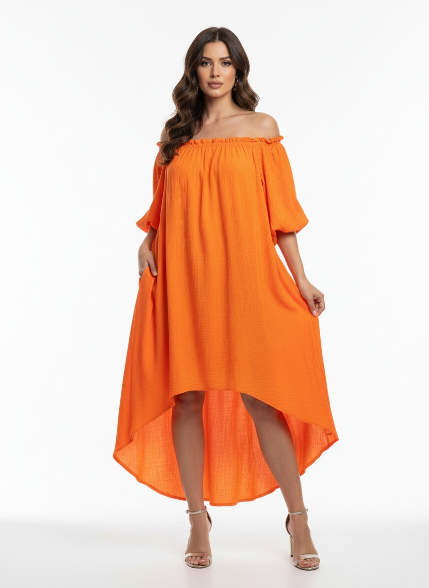 VESTIDO ASIMÉTRICO OVERSIZE BAMBULA JOT