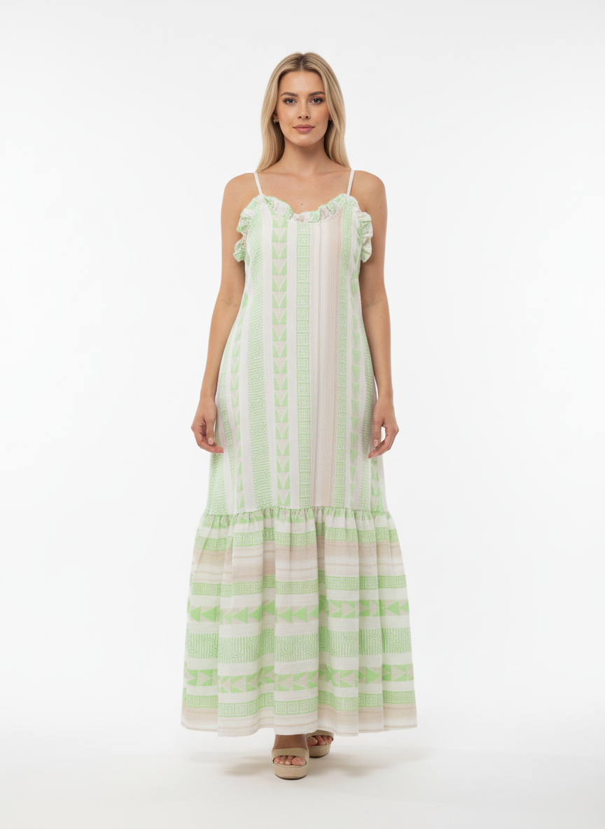 VESTIDO ÉTNICO ESCOTE CORAZÓN JOT