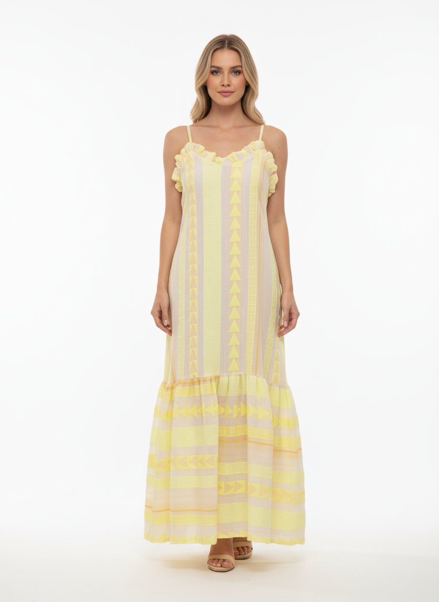 VESTIDO ÉTNICO ESCOTE CORAZÓN JOT