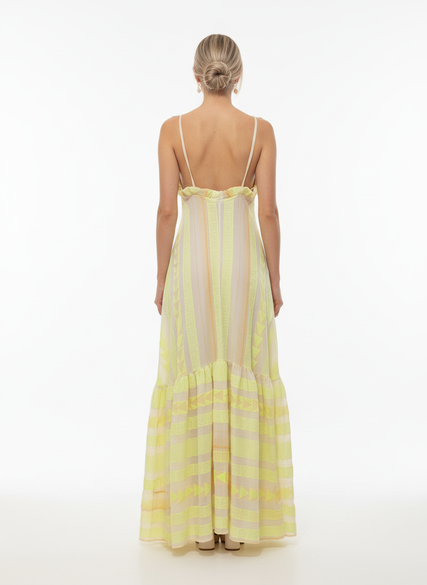 VESTIDO ÉTNICO ESCOTE CORAZÓN JOT