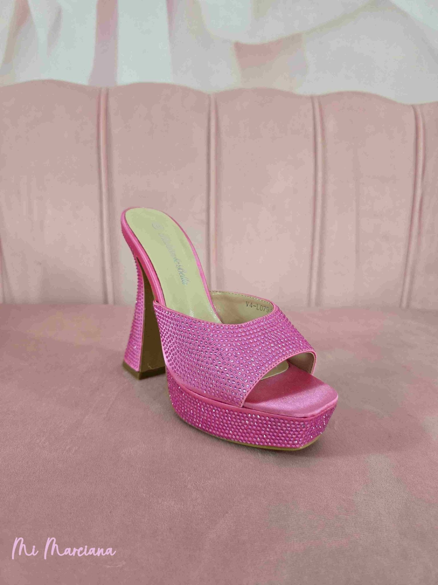 SANDALIA PLATAFORMA STRASS - Mi Marciana