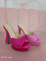 SANDALIA PLATAFORMA STRASS - Mi Marciana