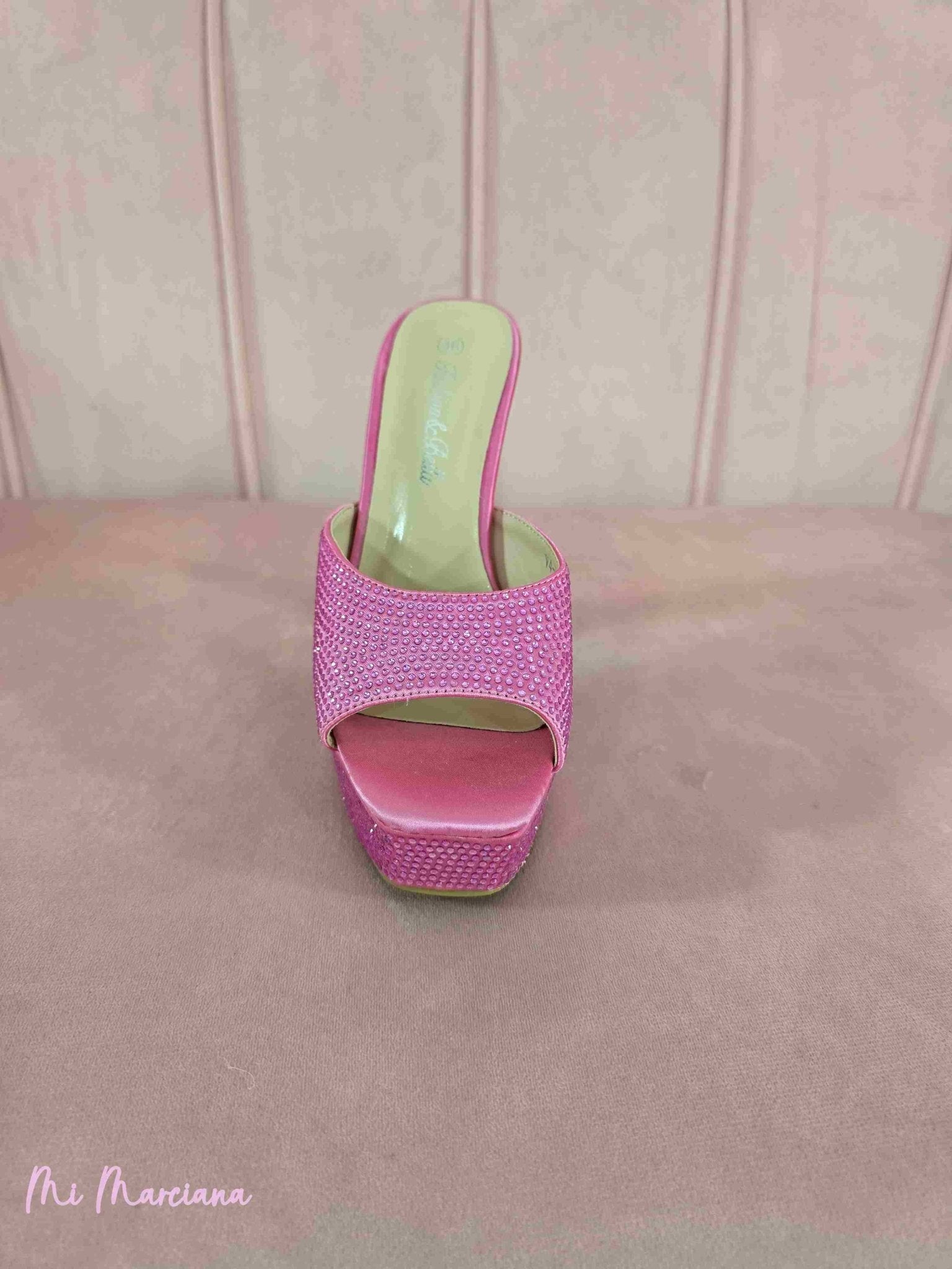 SANDALIA PLATAFORMA STRASS - Mi Marciana