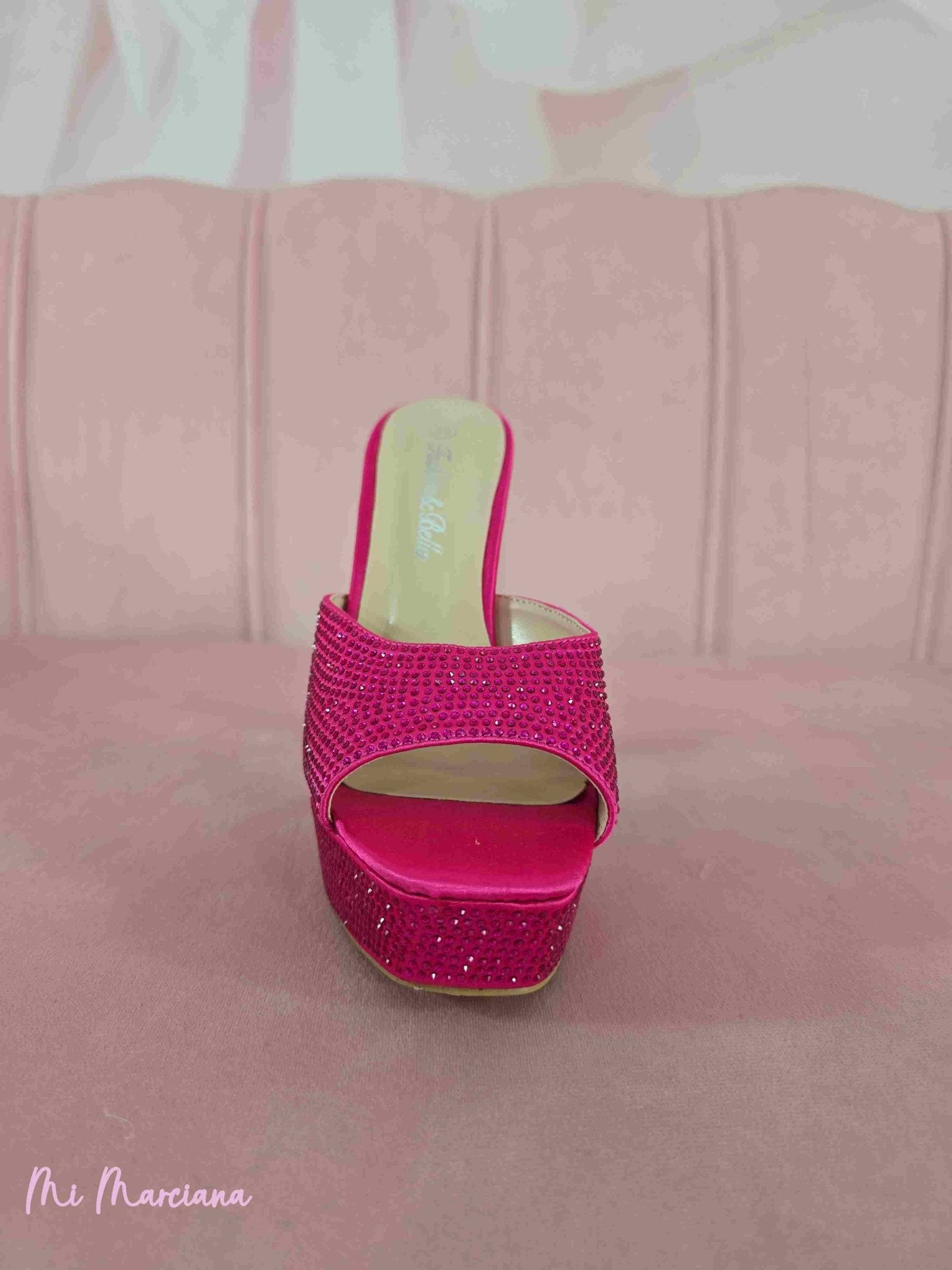 SANDALIA PLATAFORMA STRASS - Mi Marciana