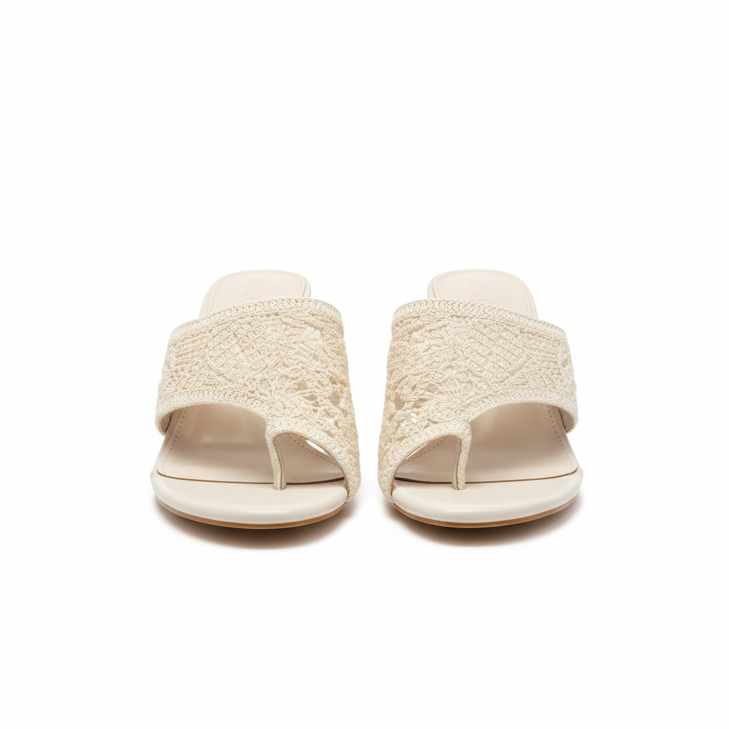 Sandalias blancas JOIA - vista frontal