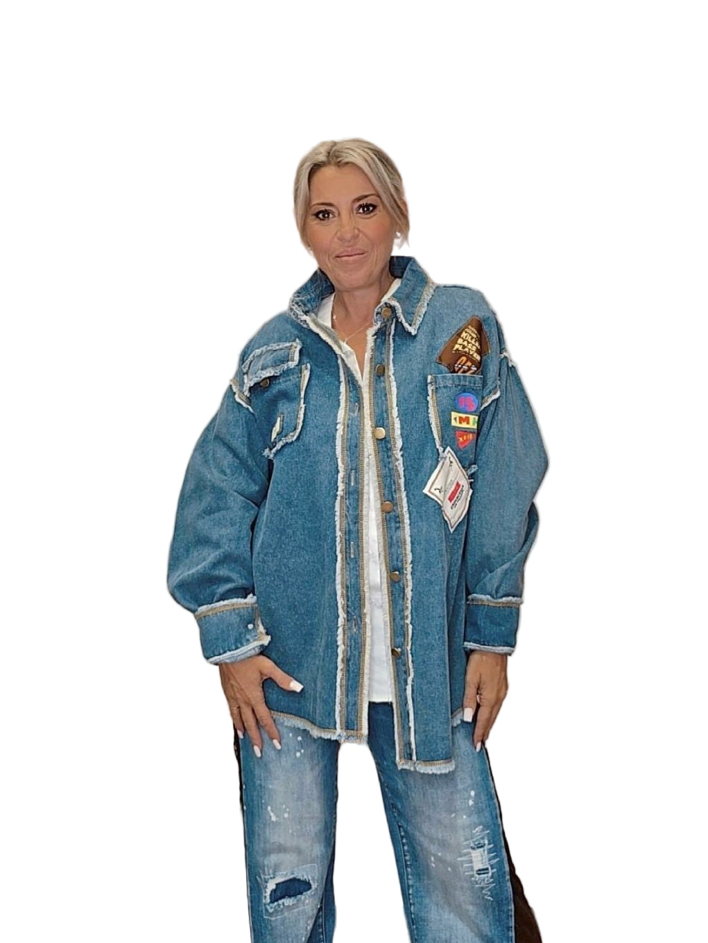 SOBRE CAMISA VAQUERA PARCHES JOT - Mi Marciana