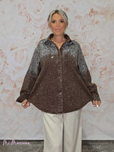 SOBRECAMISA OVERSIZE VAQUERA LAVADA STRASS - Mi Marciana