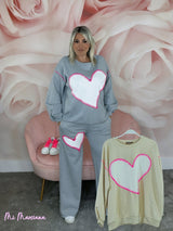 SUDADERA CORAZÓN PARCHE - Mi Marciana