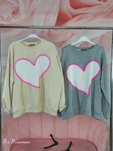 SUDADERA CORAZÓN PARCHE - Mi Marciana