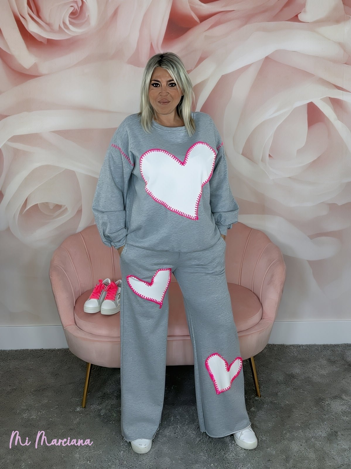 SUDADERA CORAZÓN PARCHE - Mi Marciana