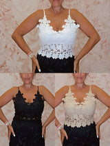 TOP BRALETTE BLONDA ENCAJE - Mi Marciana