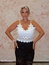 TOP BRALETTE BLONDA ENCAJE - Mi Marciana