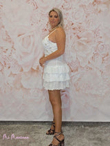 TOP BRALETTE BLONDA FLORES - Mi Marciana