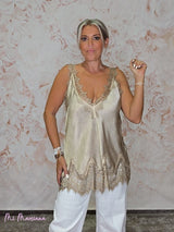 TOP LENCERO TIRANTE ENCAJE OTOÑO JOT - Mi Marciana