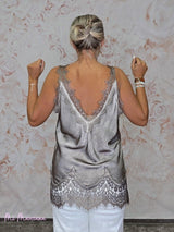 TOP LENCERO TIRANTE ENCAJE OTOÑO JOT - Mi Marciana