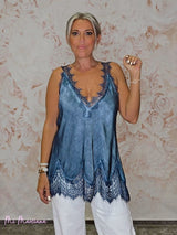 TOP LENCERO TIRANTE ENCAJE OTOÑO JOT - Mi Marciana