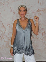 TOP LENCERO TIRANTE ENCAJE OTOÑO JOT - Mi Marciana