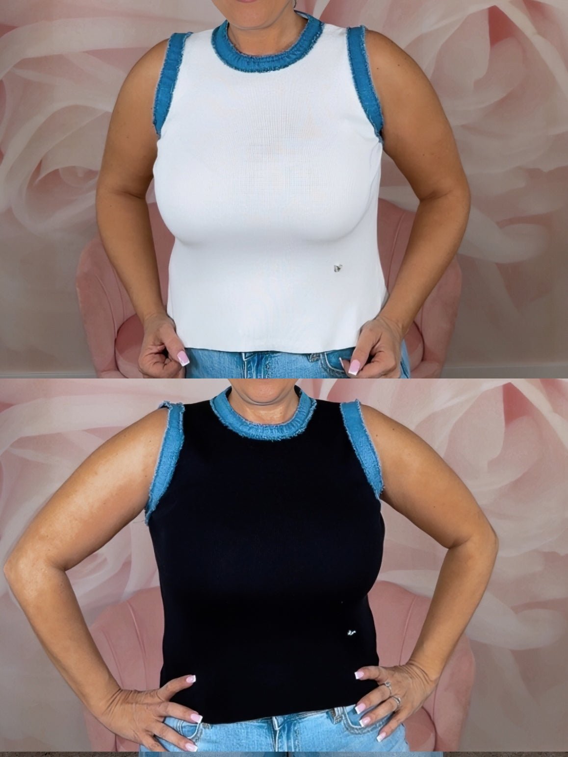 TOP PUNTO RIBETE VAQUERO - Mi Marciana