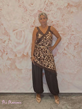 TOP VESTIDO LENCERO ANIMAL PRINT JOT - Mi Marciana