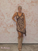 TOP VESTIDO LENCERO ANIMAL PRINT JOT - Mi Marciana