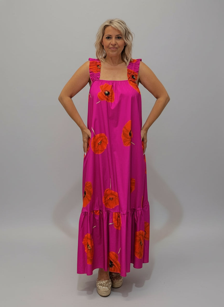 VESTIDO AMAPOLA BUGANVILLA - Mi Marciana