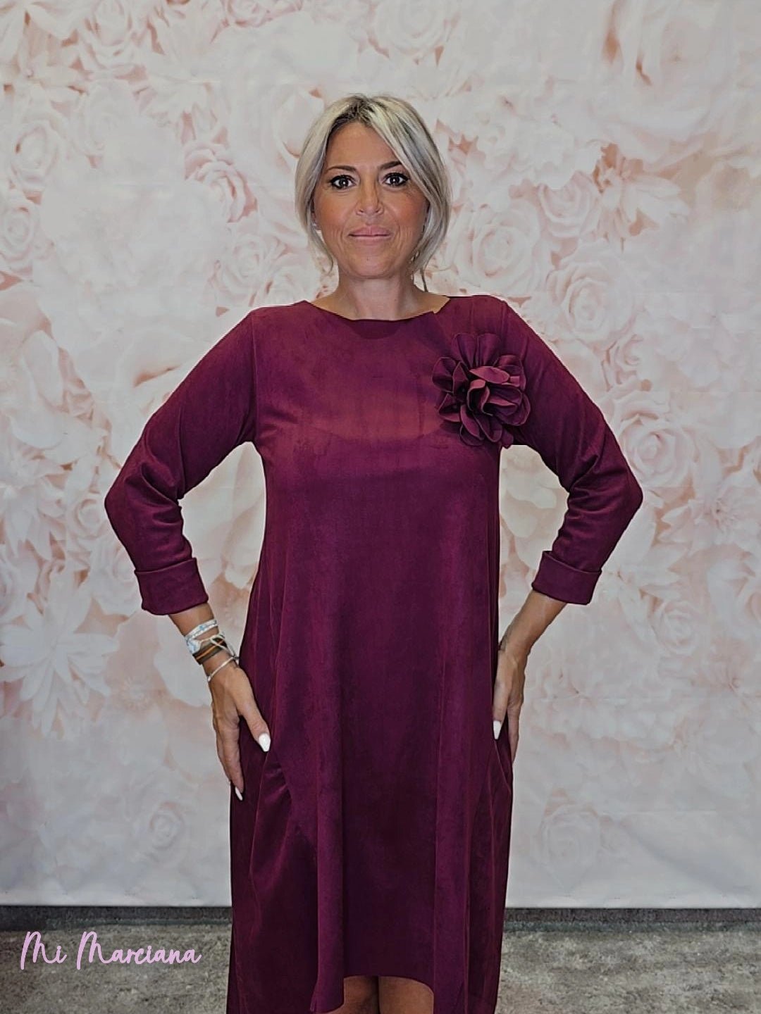 VESTIDO ANTELINA ASIMÉTRICO JOT - Mi Marciana