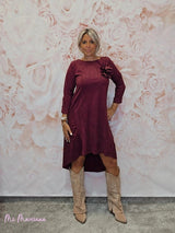 VESTIDO ANTELINA ASIMÉTRICO JOT - Mi Marciana